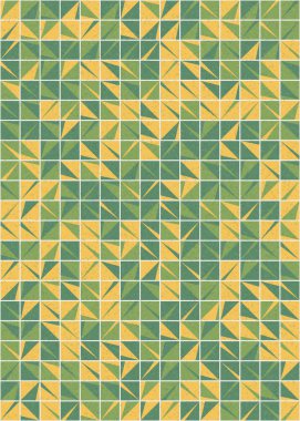 Soyut Geometrik Desen üretken hesaplama sanatı çizimi