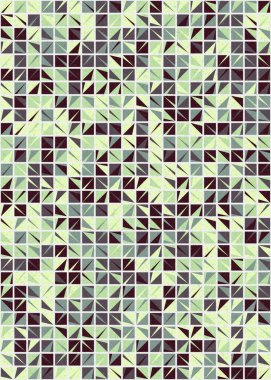 Soyut Geometrik Desen üretken hesaplama sanatı çizimi