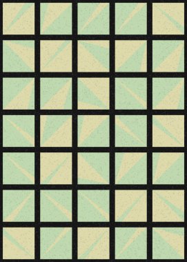 Soyut Geometrik Desen üretken hesaplama sanatı çizimi