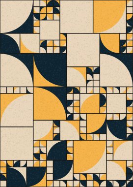 Soyut Geometrik Desen üretken hesaplama sanatı çizimi