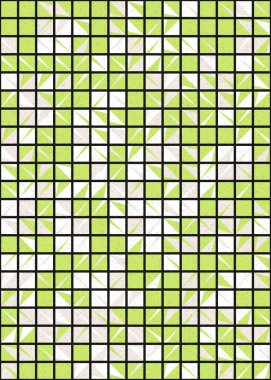 Soyut Geometrik Desen üretken hesaplama sanatı çizimi