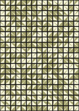 Soyut Geometrik Desen üretken hesaplama sanatı çizimi