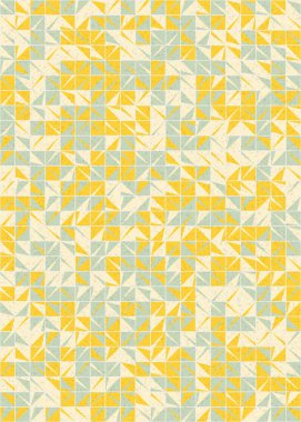 Soyut Geometrik Desen üretken hesaplama sanatı çizimi