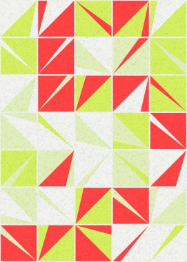 Soyut Geometrik Desen üretken hesaplama sanatı çizimi