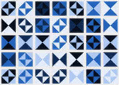 Soyut Geometrik Desen üretken hesaplama sanatı çizimi