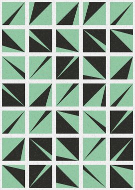 Soyut Geometrik Desen üretken hesaplama sanatı çizimi