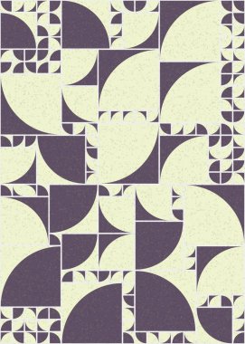 Soyut Geometrik Desen üretken hesaplama sanatı çizimi