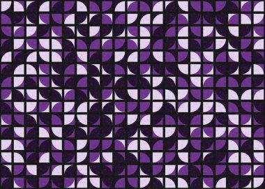Soyut Geometrik Desen üretken hesaplama sanatı çizimi