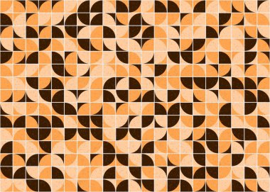 Soyut Geometrik Desen üretken hesaplama sanatı çizimi