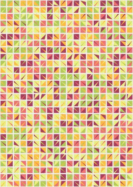 Soyut Geometrik Desen üretken hesaplama sanatı çizimi