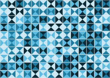 Soyut Geometrik Desen üretken hesaplama sanatı çizimi