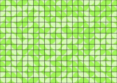 Soyut Geometrik Desen üretken hesaplama sanatı çizimi