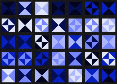 Soyut Geometrik Desen üretken hesaplama sanatı çizimi