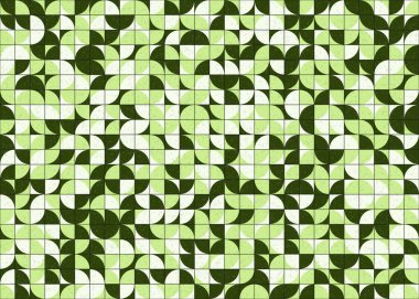 Soyut Geometrik Desen üretken hesaplama sanatı çizimi