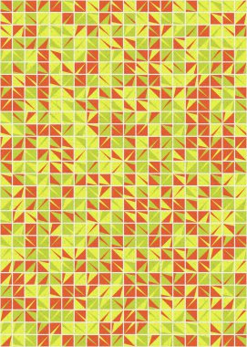 Soyut Geometrik Desen üretken hesaplama sanatı çizimi