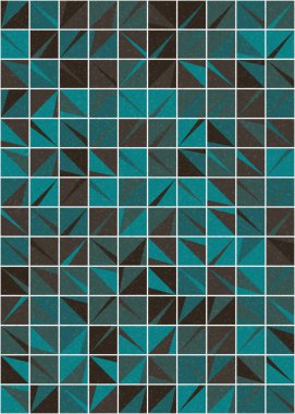 Soyut Geometrik Desen üretken hesaplama sanatı çizimi