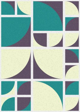 Soyut geometrik desen, sanat çizimi