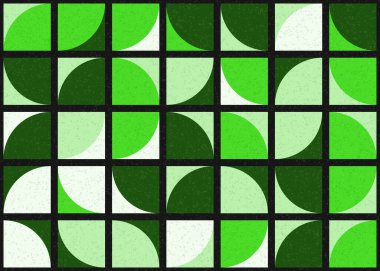 Soyut Geometrik Desen üretken hesaplama sanatı çizimi