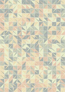 Soyut Geometrik Desen üretken hesaplama sanatı çizimi