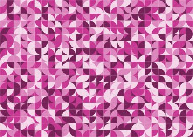 Soyut Geometrik Desen üretken hesaplama sanatı çizimi