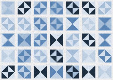 Soyut Geometrik Desen üretken hesaplama sanatı çizimi