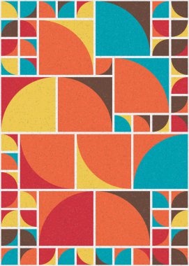 Soyut Geometrik Desen üretken hesaplama sanatı çizimi