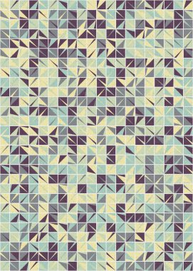 Soyut Geometrik Desen üretken hesaplama sanatı çizimi