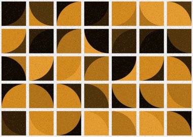 Soyut Geometrik Desen üretken hesaplama sanatı çizimi