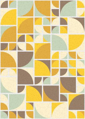 Soyut geometrik desen, sanat çizimi