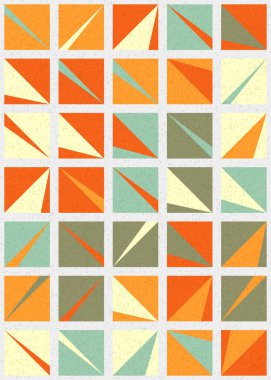 Soyut Geometrik Desen üretken hesaplama sanatı çizimi