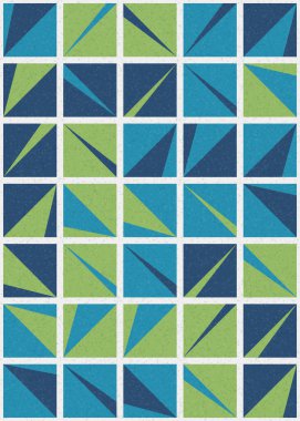 Soyut Geometrik Desen üretken hesaplama sanatı çizimi