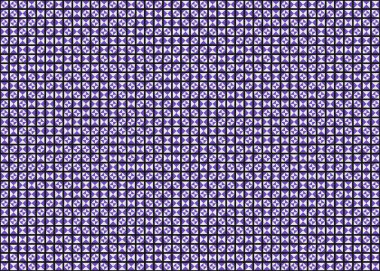 Soyut Geometrik Desen üretken hesaplama sanatı çizimi