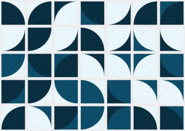 Soyut Geometrik Desen üretken hesaplama sanatı çizimi