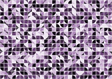 Soyut Geometrik Desen üretken hesaplama sanatı çizimi