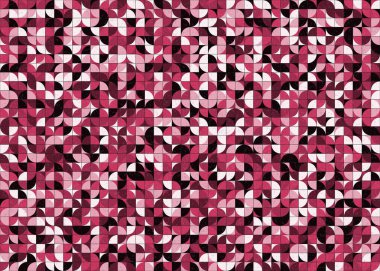 Soyut Geometrik Desen üretken hesaplama sanatı çizimi