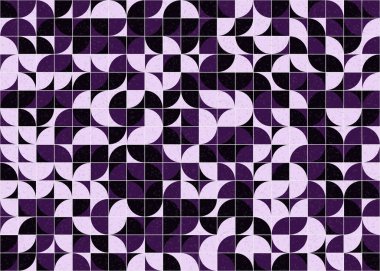 Soyut Geometrik Desen üretken hesaplama sanatı çizimi