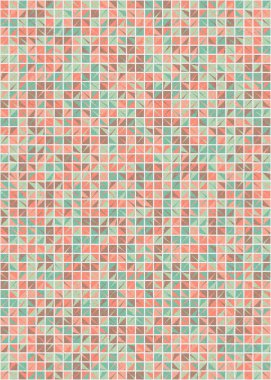 Soyut Geometrik Desen üretken hesaplama sanatı çizimi