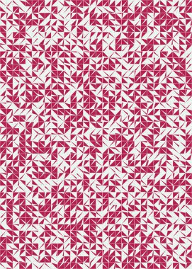 Soyut Geometrik Desen üretken hesaplama sanatı çizimi