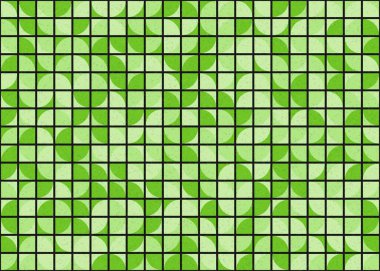 Soyut Geometrik Desen üretken hesaplama sanatı çizimi