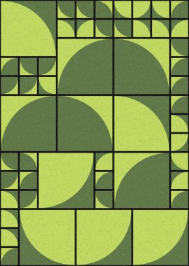 Soyut Geometrik Desen üretken hesaplama sanatı çizimi