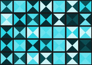 Soyut Geometrik Desen üretken hesaplama sanatı çizimi