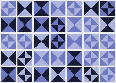 Soyut Geometrik Desen üretken hesaplama sanatı çizimi