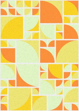 Soyut Geometrik Desen üretken hesaplama sanatı çizimi