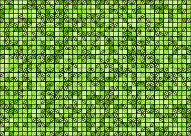 Soyut Geometrik Desen üretken hesaplama sanatı çizimi