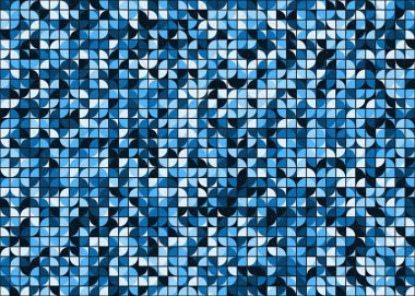 Soyut Geometrik Desen üretken hesaplama sanatı çizimi