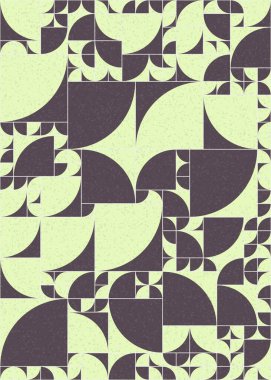 Soyut Geometrik Desen üretken hesaplama sanatı çizimi 