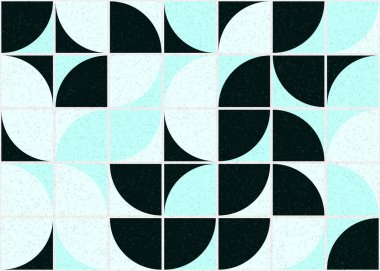 Soyut Geometrik Desen üretken hesaplama sanatı çizimi