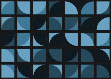 Soyut Geometrik Desen üretken hesaplama sanatı çizimi