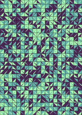 Soyut Geometrik Desen üretken hesaplama sanatı çizimi