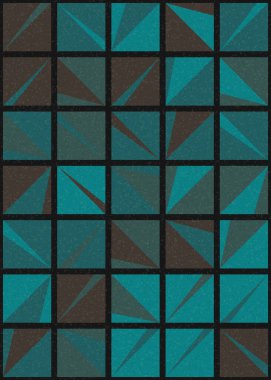 Soyut Geometrik Desen üretken hesaplama sanatı çizimi